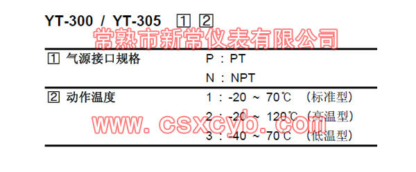 yt-300气动放大器